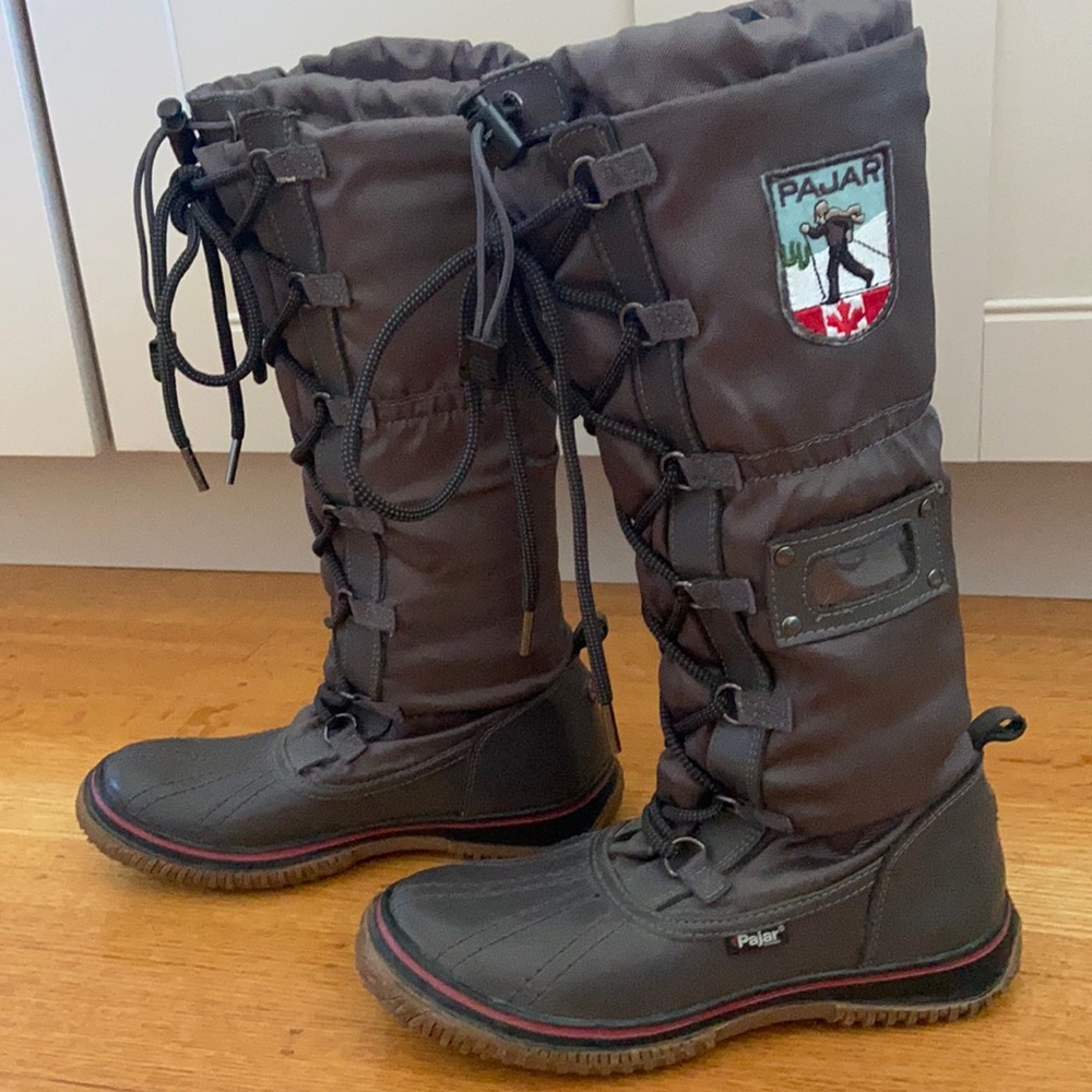 Pajar tall lace up winter boots